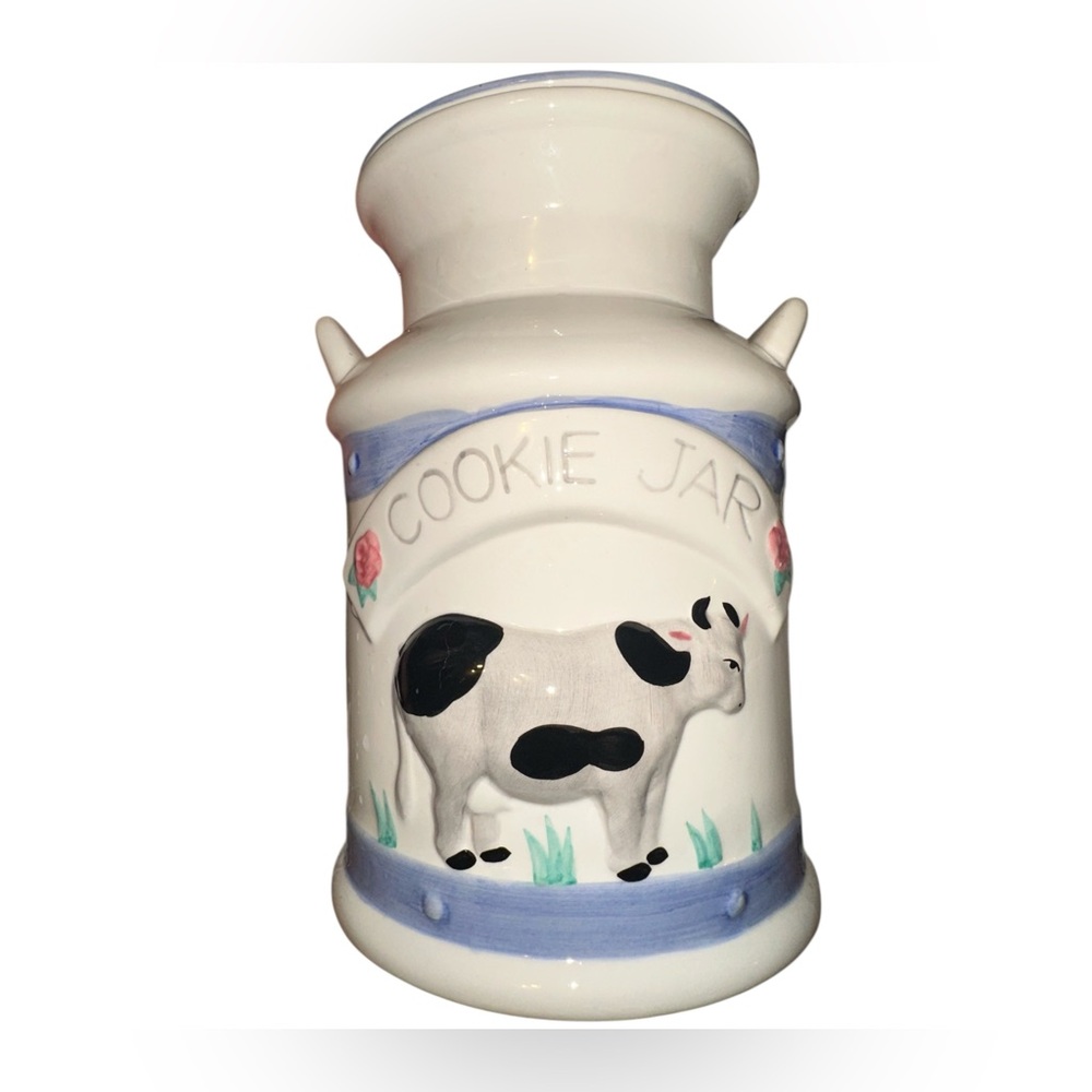 Vintage treasure craft milk cow cookie jar
